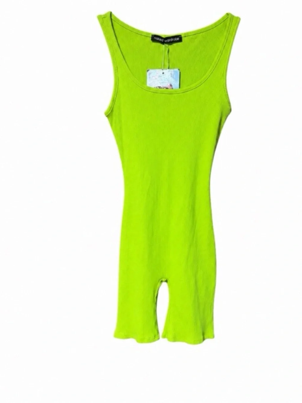 Naked‎ Wardrobe Ribbed Knit Bodycon Romper NWT